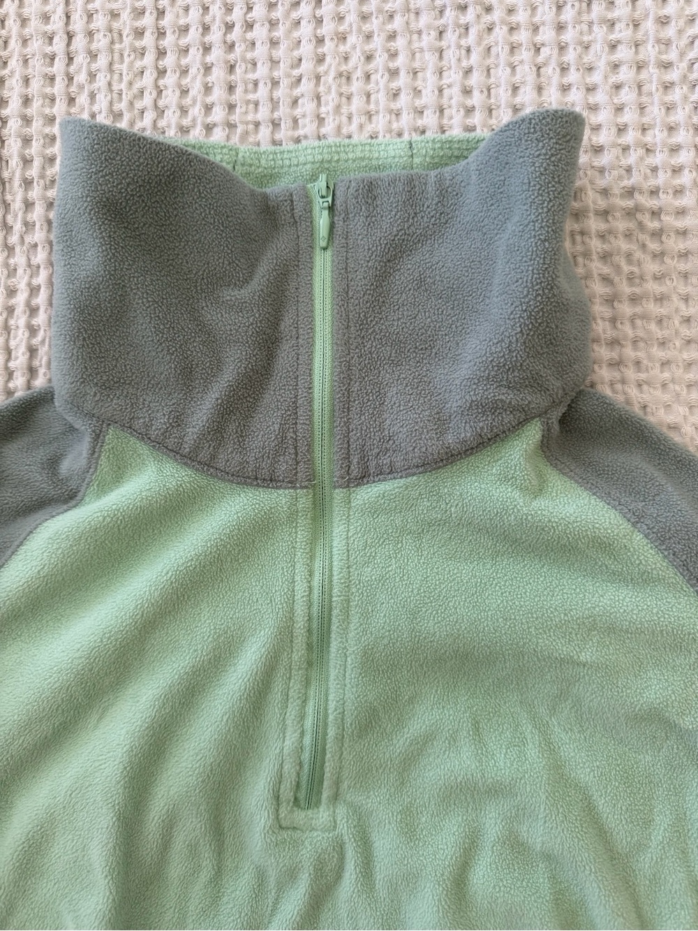 Columbia Mint and Sage Fleece Zip Pullover - Picture 3 of 3